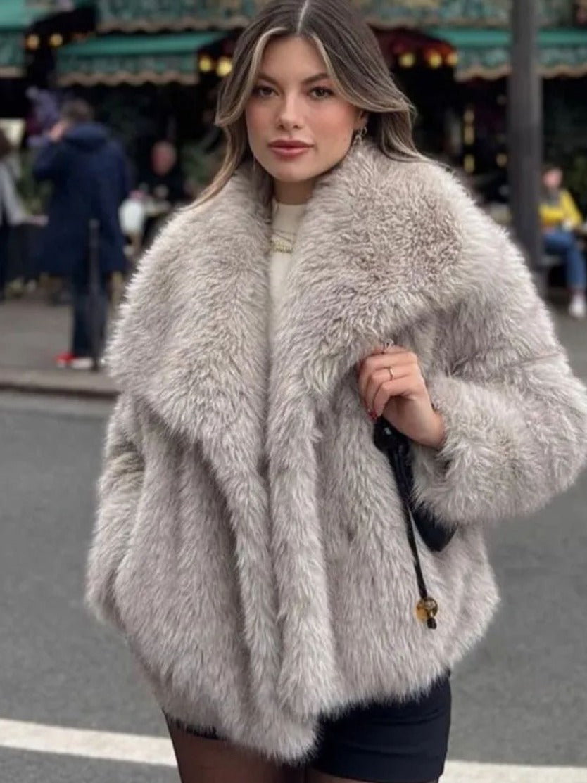 Veste en peluche - Reflet Paris