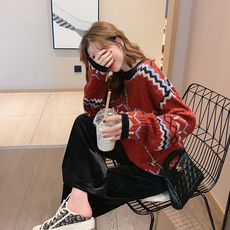 Pull Doux Contrasté Vintage™ - Reflet Paris