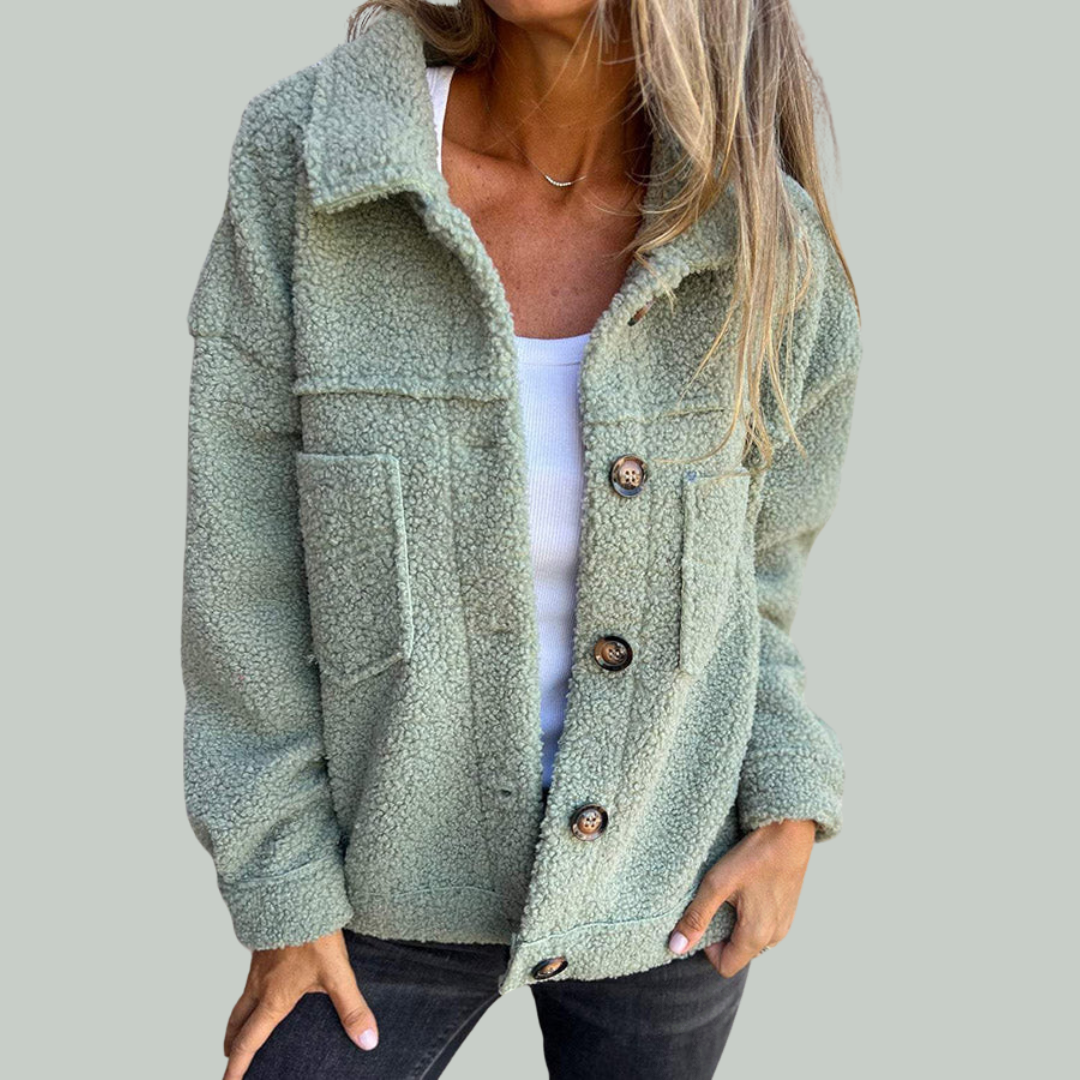 Élisa | Veste élégante en polaire pour l'automne et l'hiver - Reflet Paris
