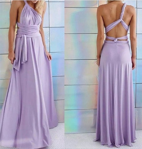 Women Bandage Convertible Boho Maxi Dress - Reflet Paris