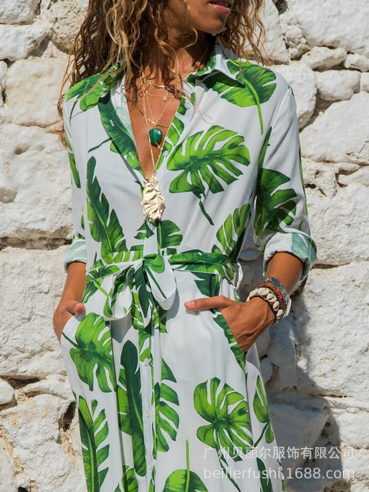 Élégance Vintage - Robe en Chiffon Imprimé Madrid - Reflet Paris