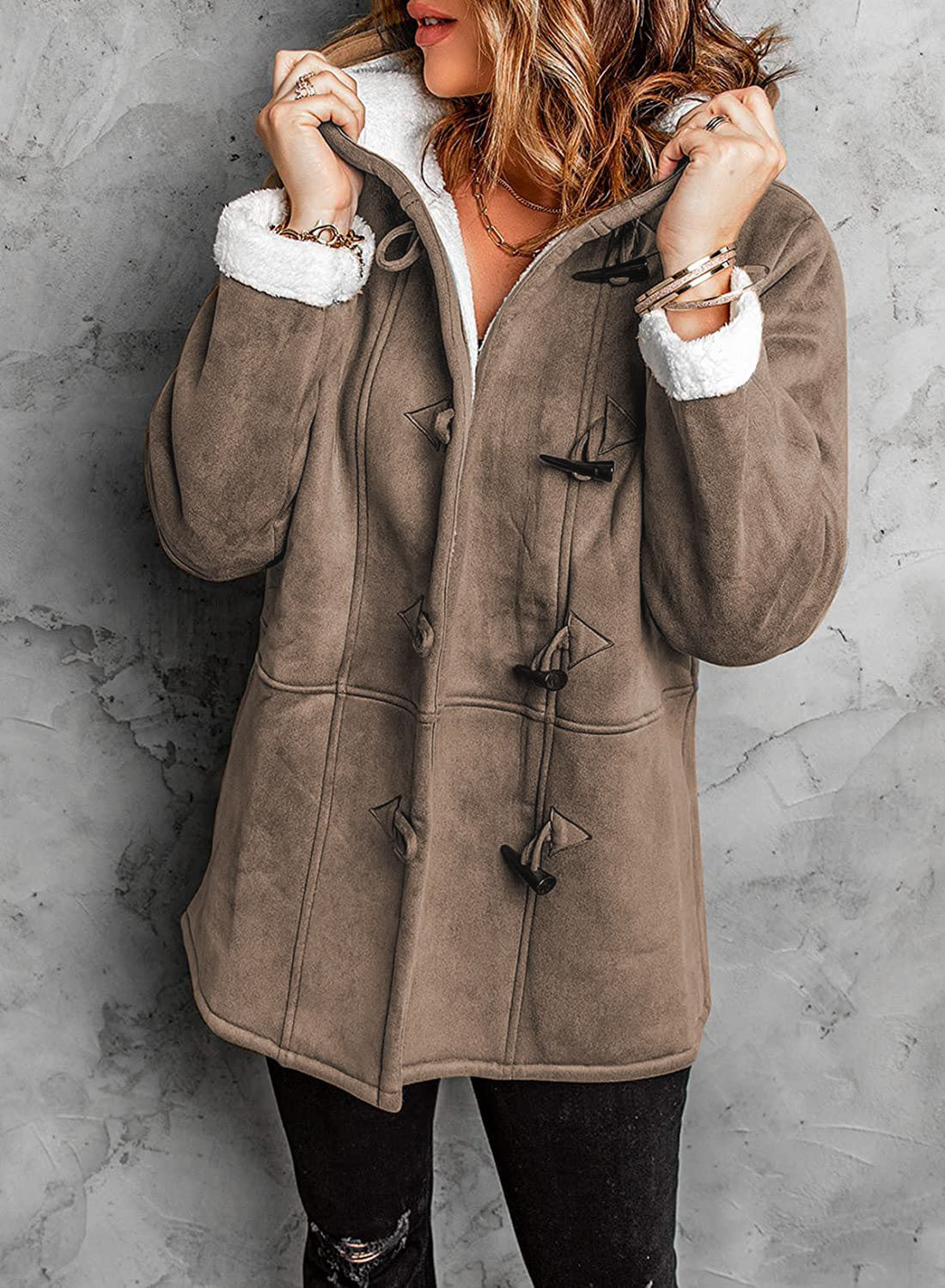 Manteau Chaud & Élégant avec Capuche - Reflet Paris