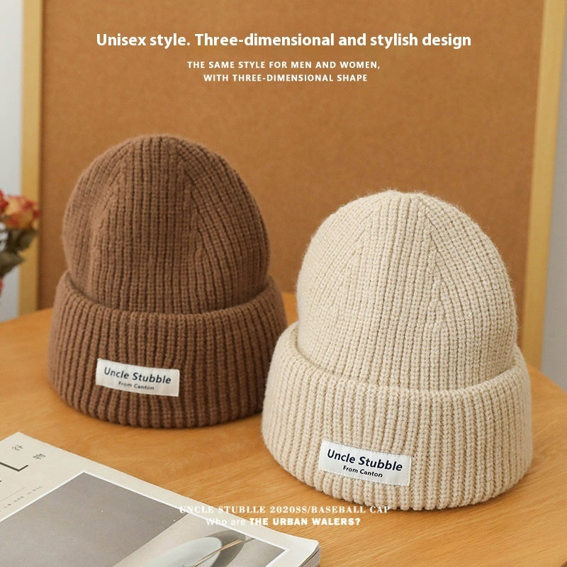 Thickened Knit Beanie Hat