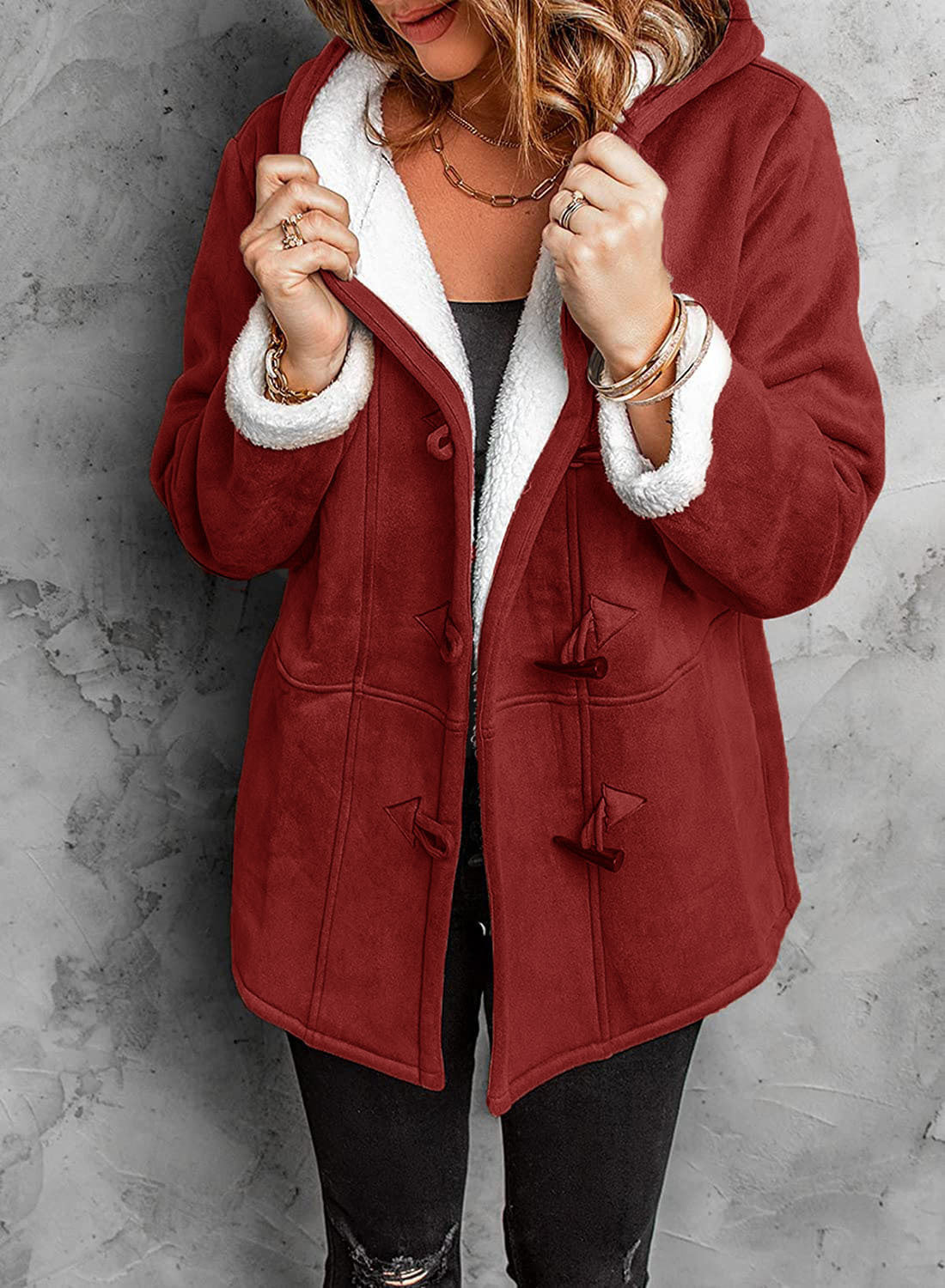 Manteau Chaud & Élégant avec Capuche - Reflet Paris