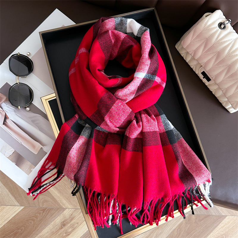 Knit Tie-Dye Scarf
