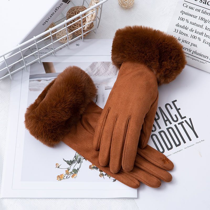 Cotton Touch Screen Finger Gloves