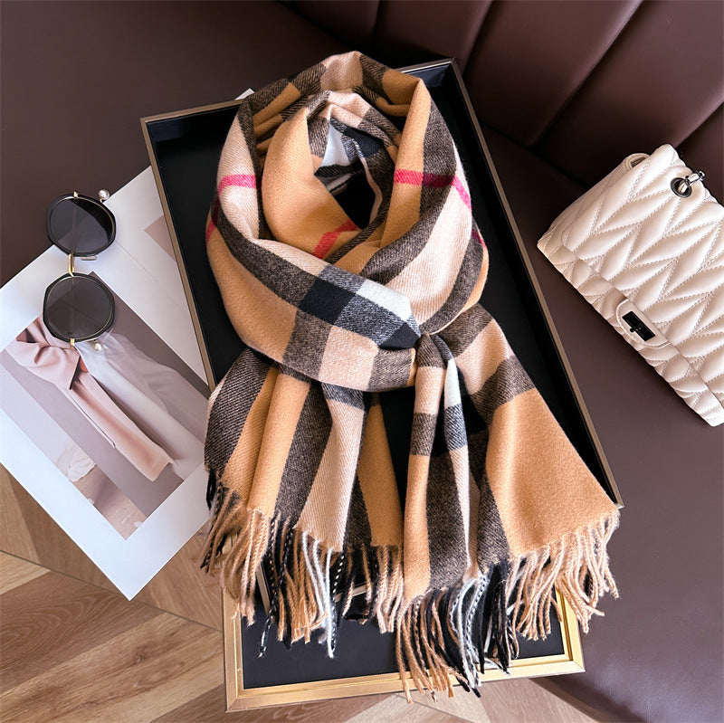 Knit Tie-Dye Scarf