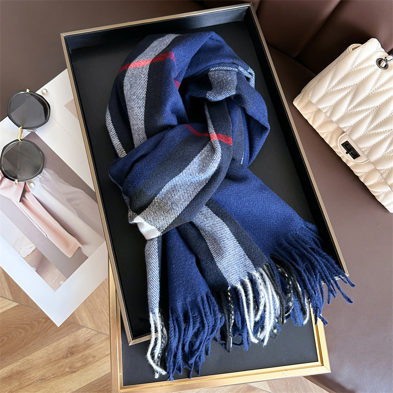Knit Tie-Dye Scarf