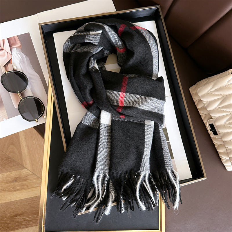 Knit Tie-Dye Scarf