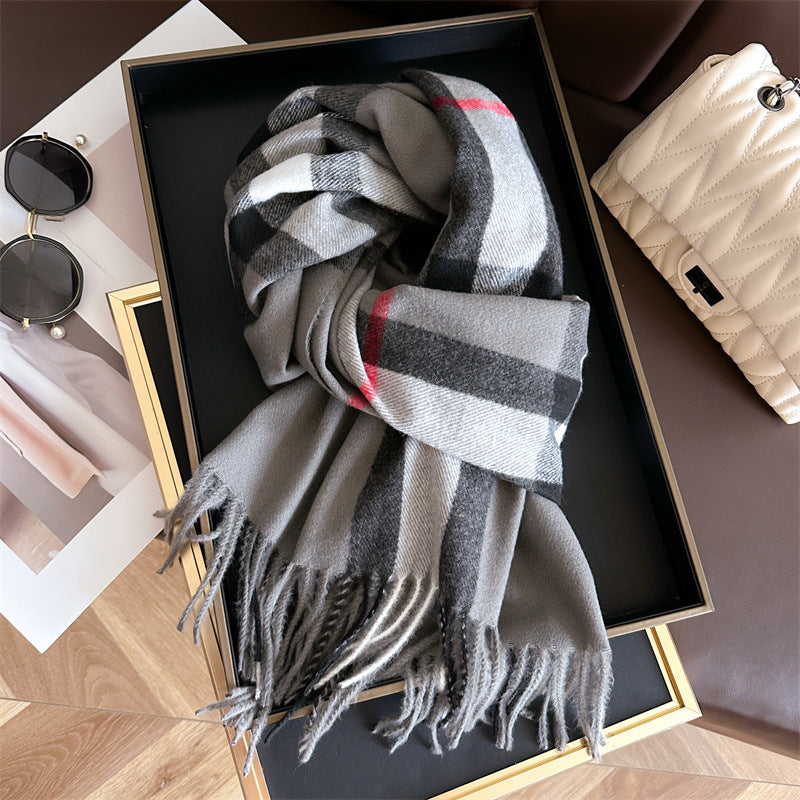 Knit Tie-Dye Scarf