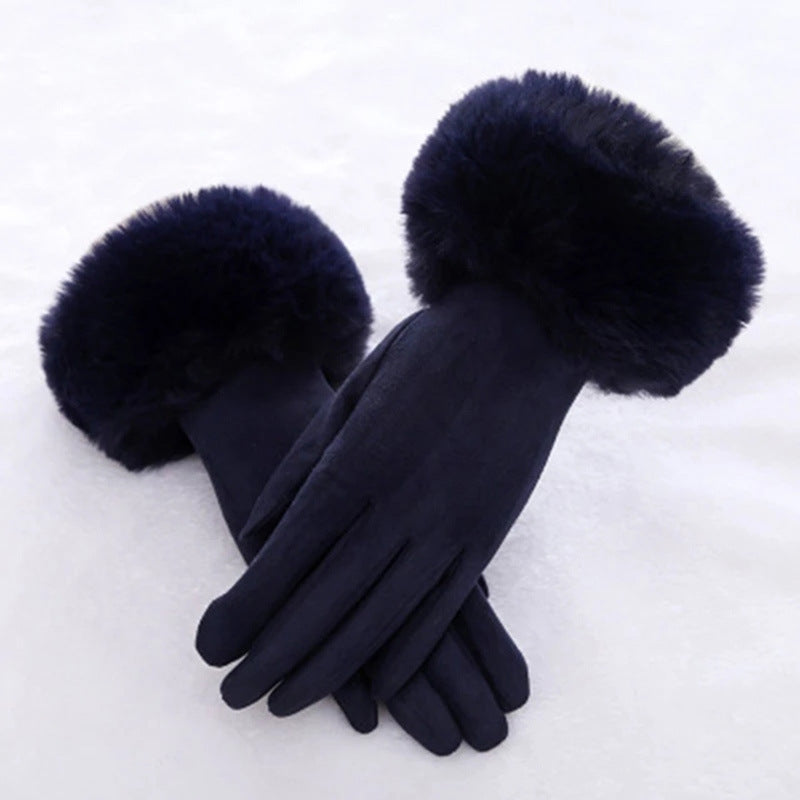 Cotton Touch Screen Finger Gloves