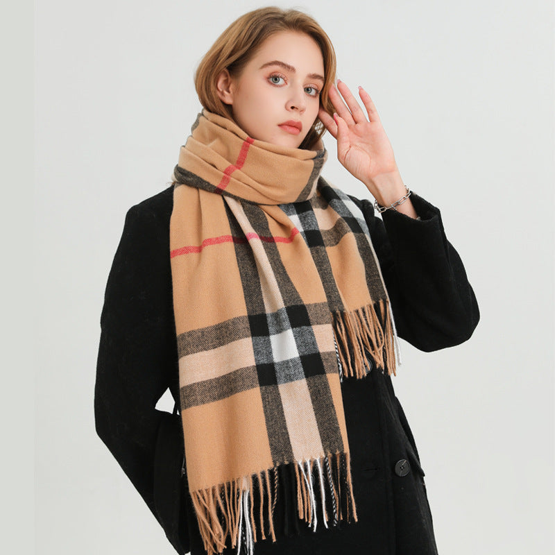 Knit Tie-Dye Scarf