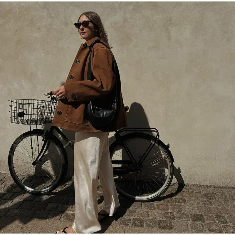 Manteau Audrey | Élégance Rétro et Confort Moderne - Reflet Paris