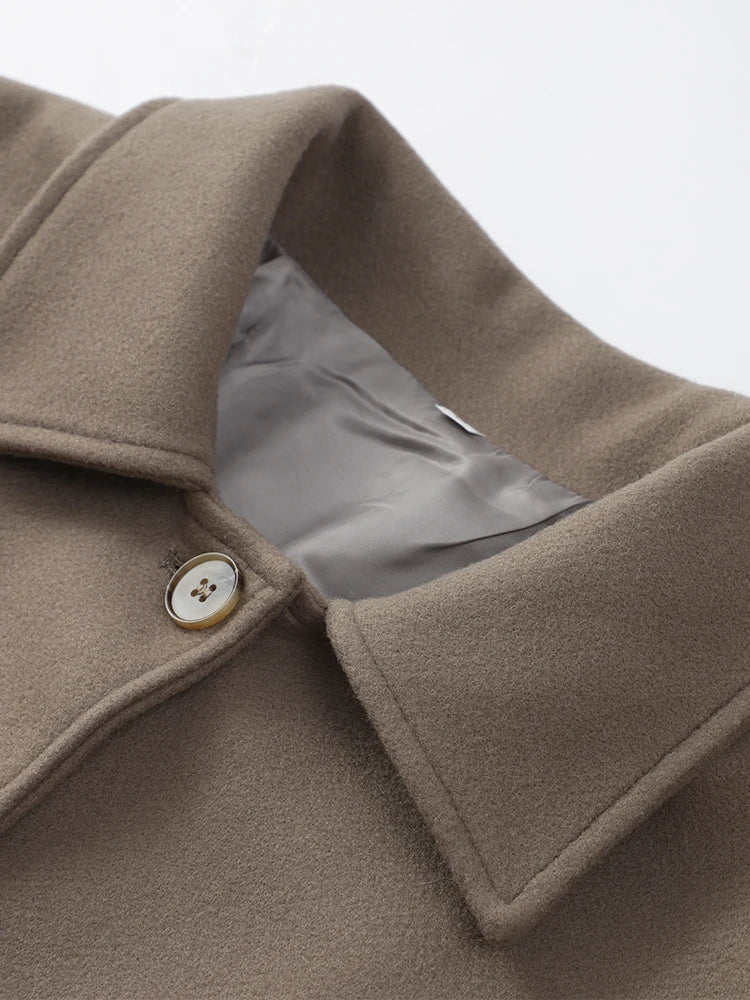 Veste en Laine à Col Revers – Élégance et Polyvalence - Reflet Paris