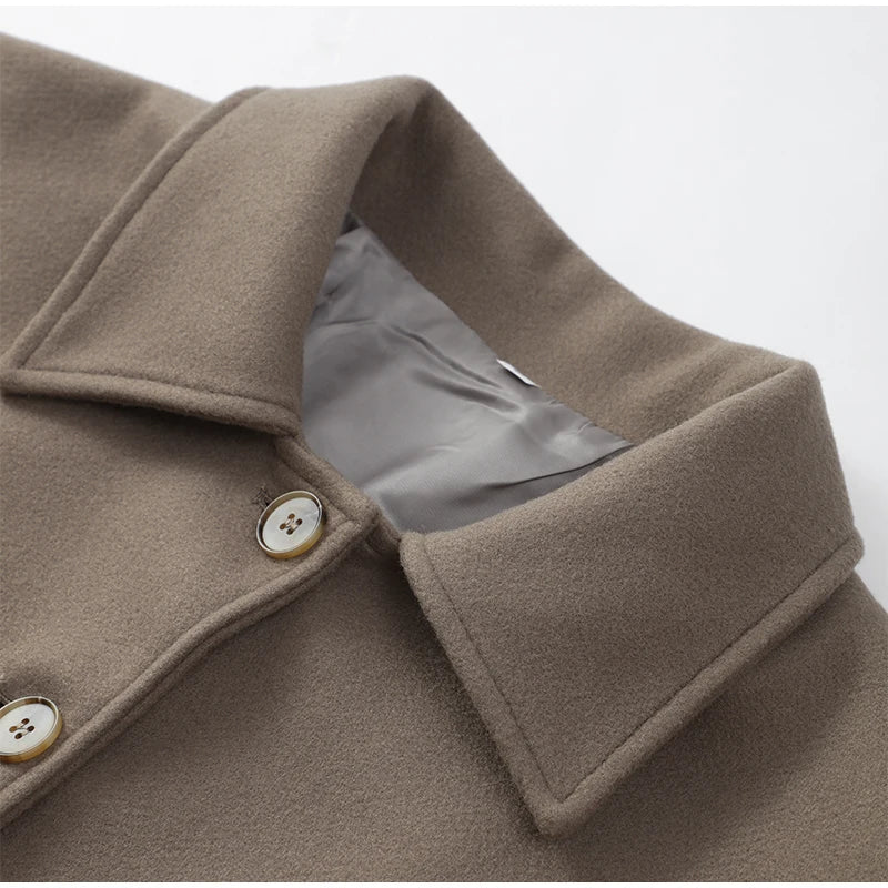 Veste en Laine à Col Revers – Élégance et Polyvalence - Reflet Paris