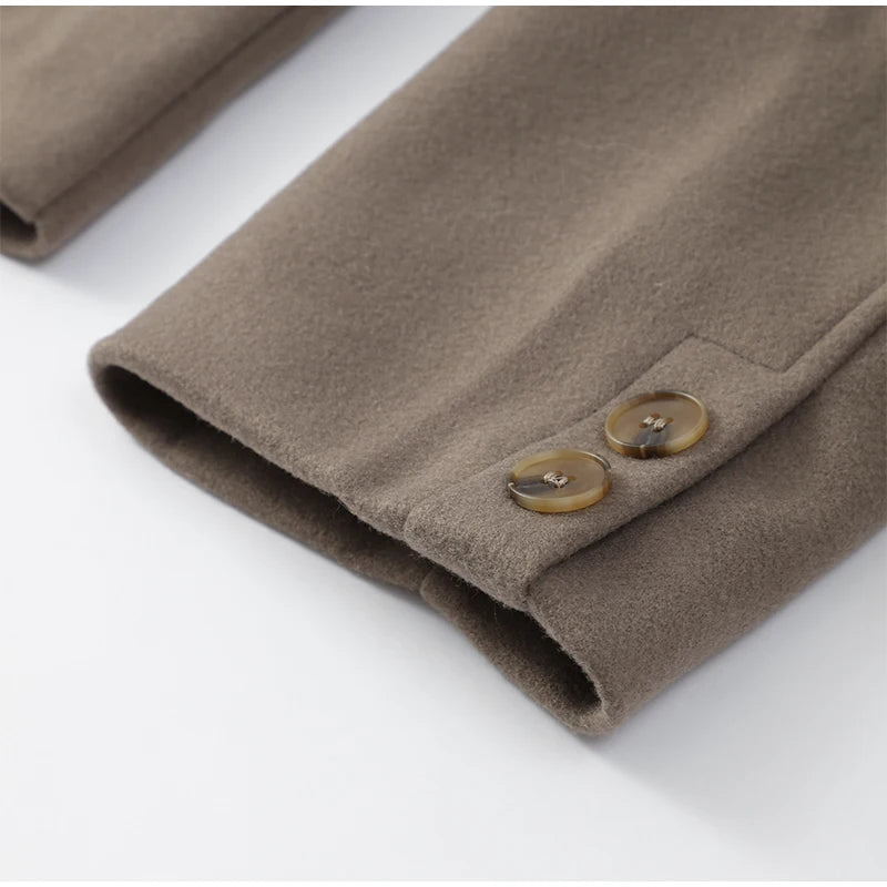 Veste en Laine à Col Revers – Élégance et Polyvalence - Reflet Paris