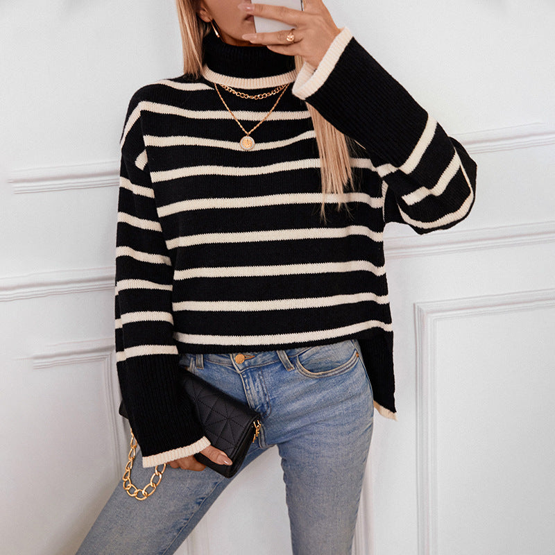 Pull Col Roulé Tricoté™ - Reflet Paris