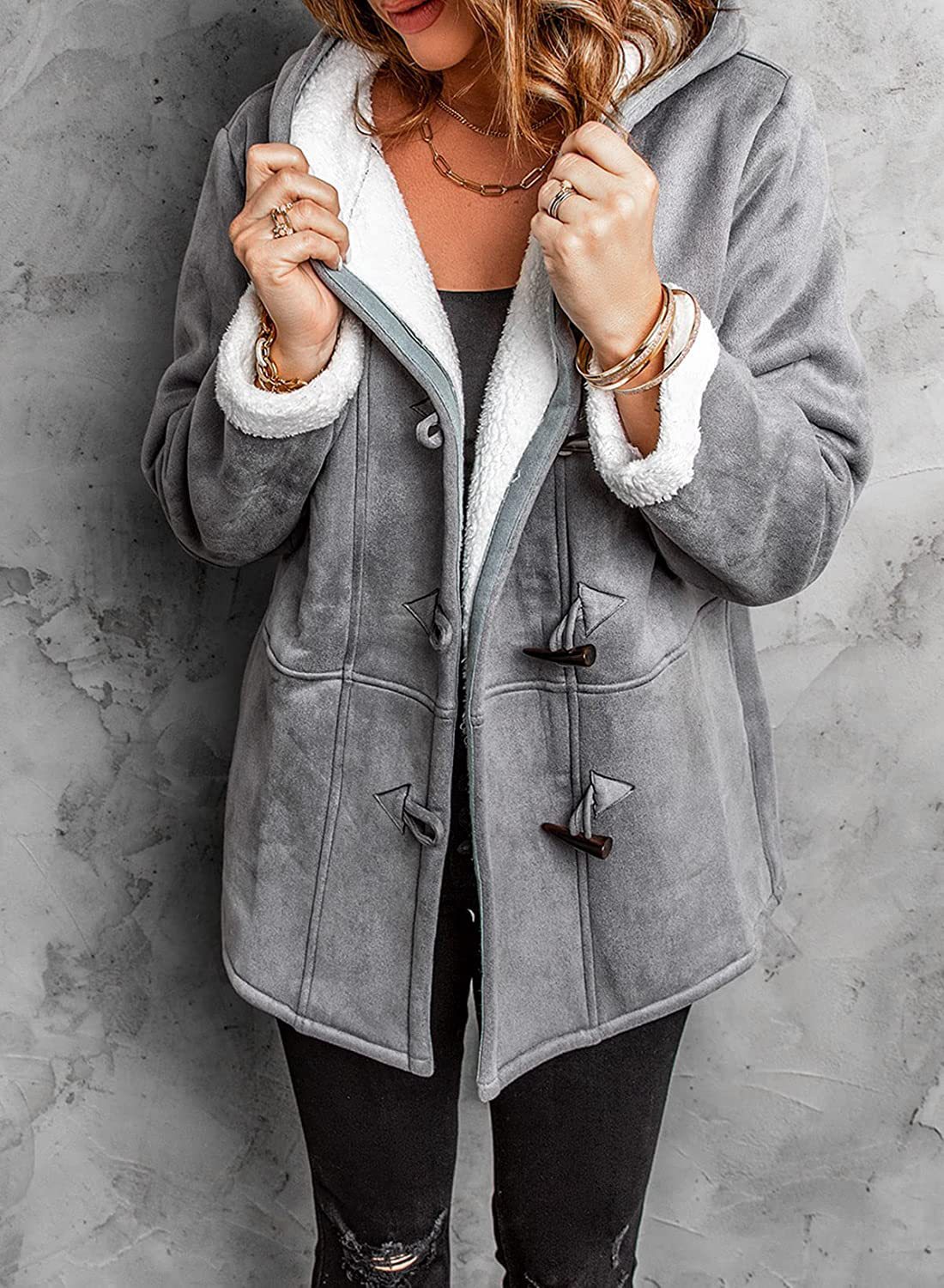 Manteau Chaud & Élégant avec Capuche - Reflet Paris