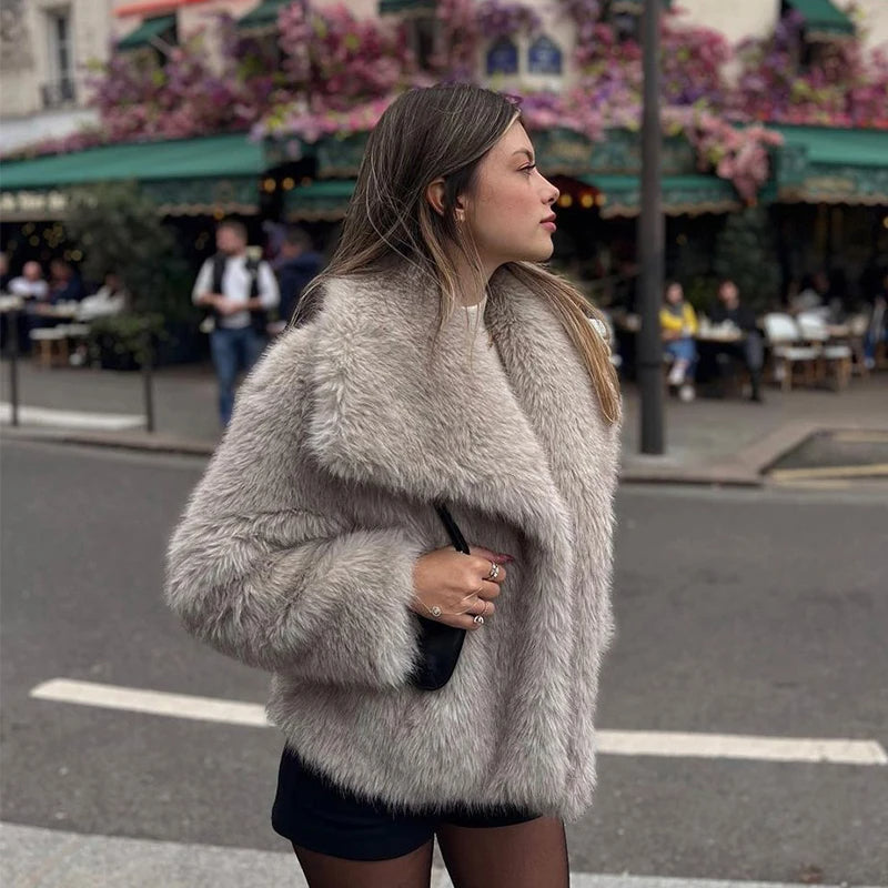 Veste en peluche - Reflet Paris