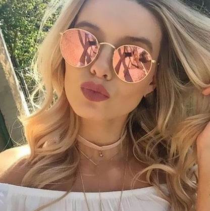 LunaSphere™ Round Metal Frame Sunglasses