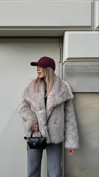 Veste en peluche - Reflet Paris