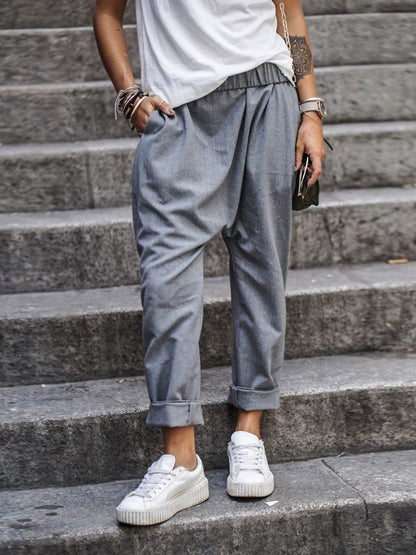 Urban Luxe Distressed Harem Pants™