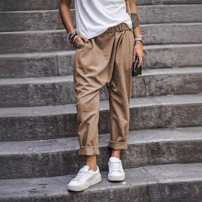 Urban Luxe Distressed Harem Pants™