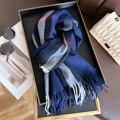 Knit Tie-Dye Scarf