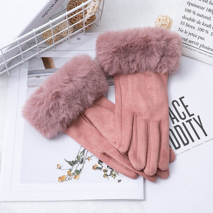 Cotton Touch Screen Finger Gloves