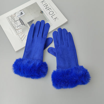 Cotton Touch Screen Finger Gloves