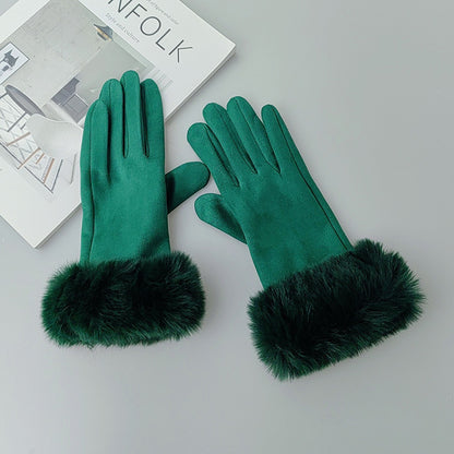 Cotton Touch Screen Finger Gloves