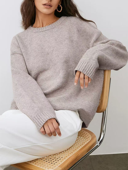 Casual Knit Pullover Jumper