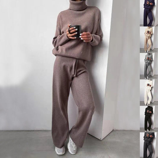 Casual Knit Two-Piece Set for Women