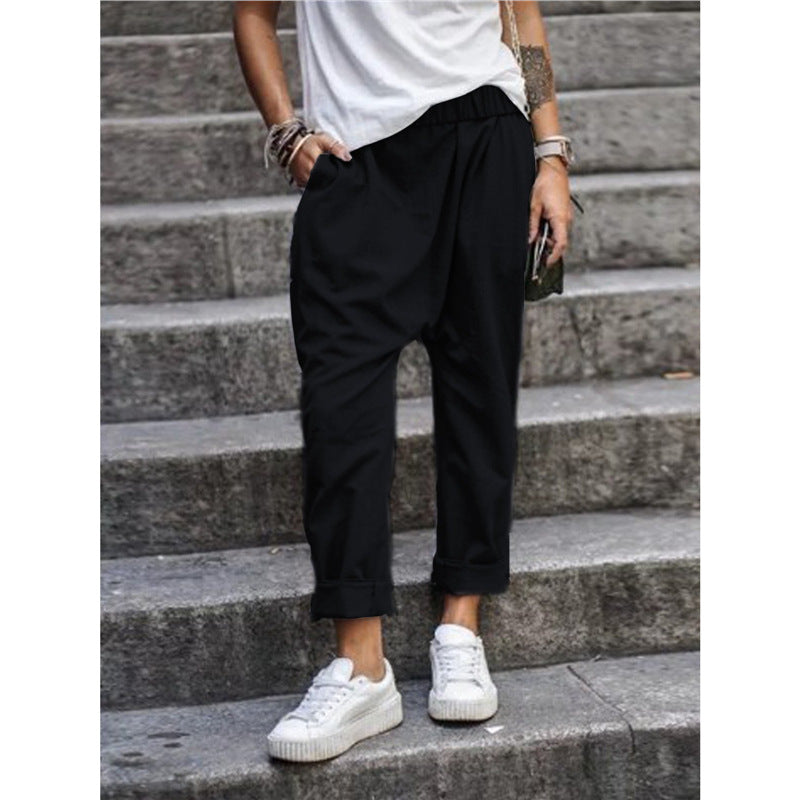 Urban Luxe Distressed Harem Pants™