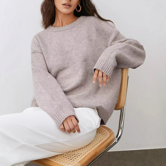 Casual Knit Pullover Jumper